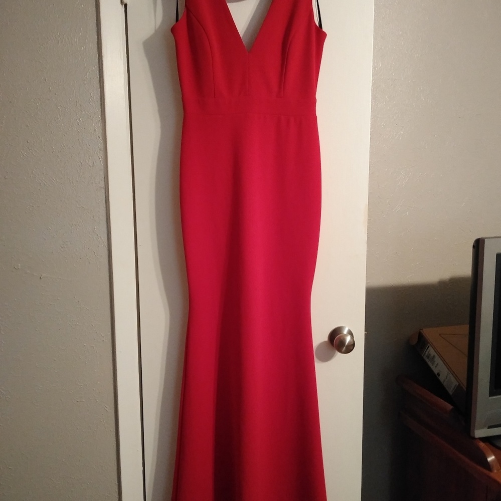 Red dress